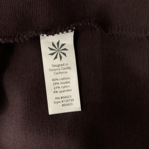 Athleta Illusion Dress Small Maroon Sleeveless Sheath Activewear Work - Picture 7 of 8